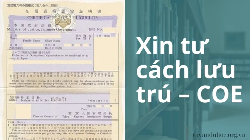 Xin tư cách lưu trú – COE