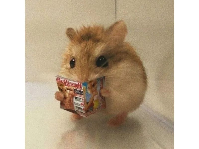 Ảnh chuột hamster meme giúp bạn thể hiện cảm xúc một cách sáng tạo