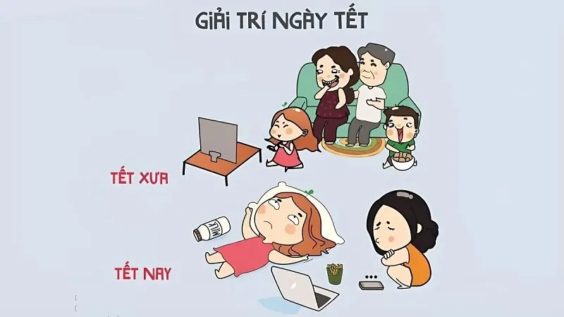 Hình ảnh tết meme giúp bạn cảm nhận không khí ngày lễ