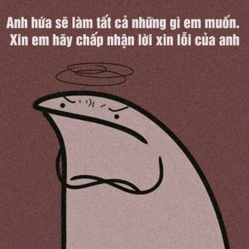 Văn mẫu đơn xin lỗi meme mang lại sự hài hước cho những ai cần xin lỗi