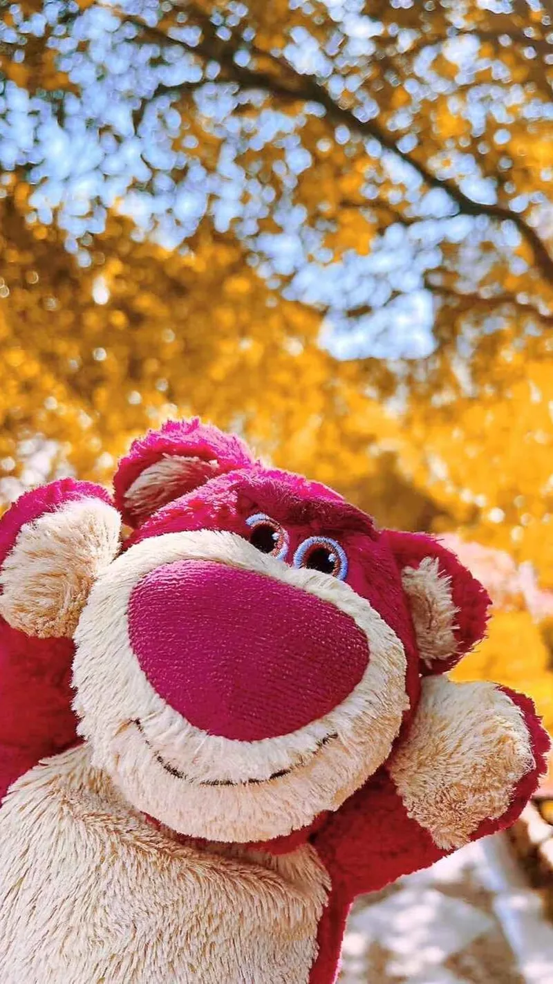 Gấu dâu Lotso Miniso nổi bật với vẻ dễ thương đáng yêu