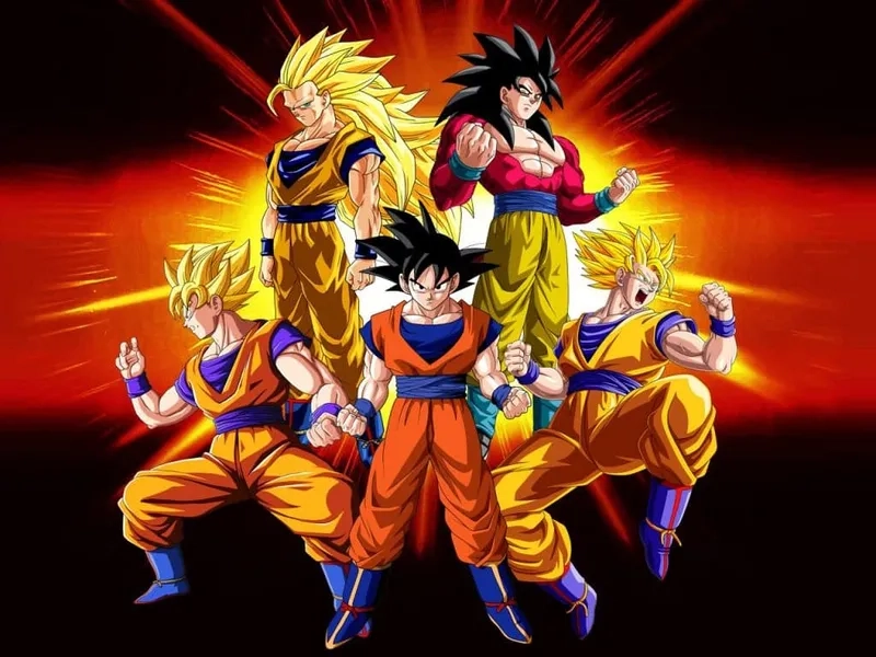 Hình nền Goku điện thoại làm nổi bật phong cách