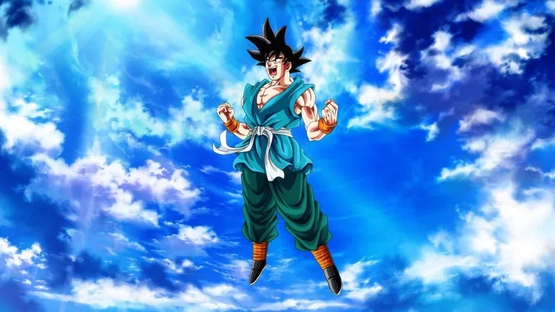 Hình nền Goku dễ thương thu hút fan anime