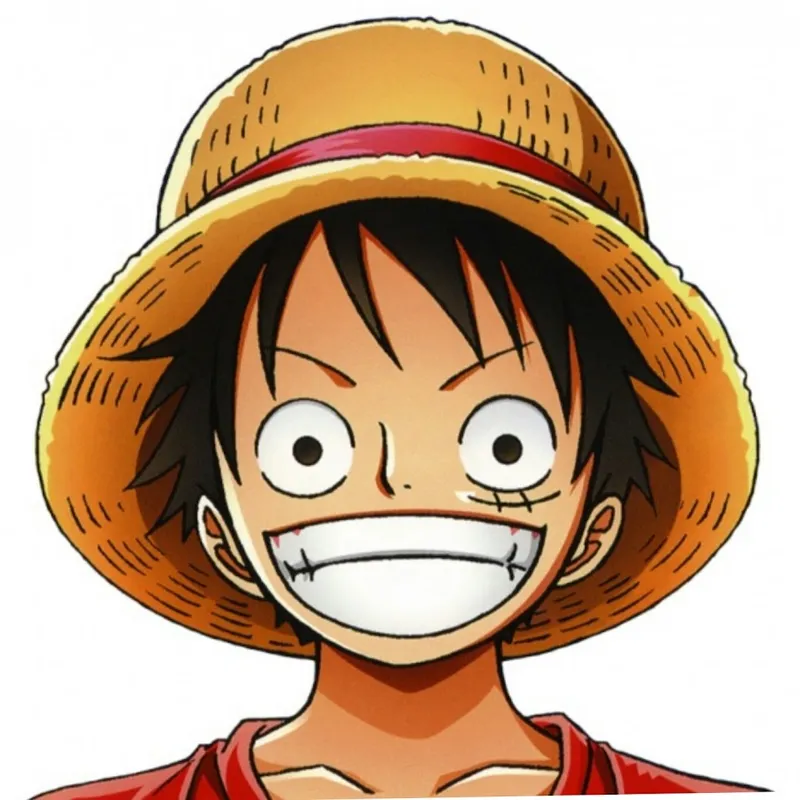 Avatar Luffy cười tạo năng lượng tích cực