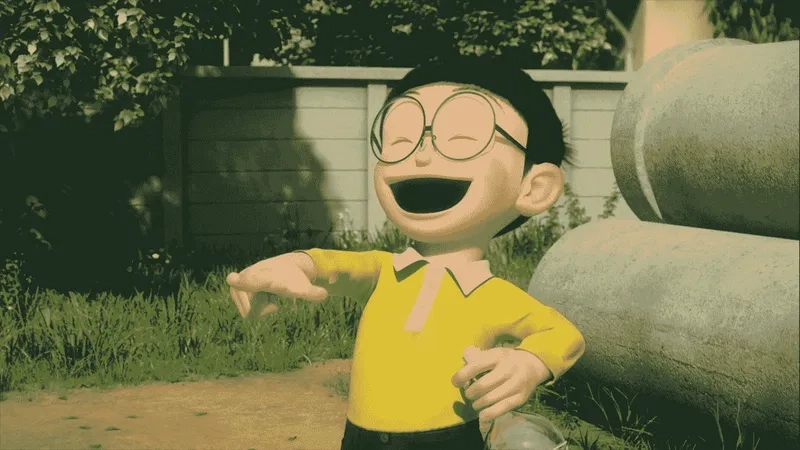 Doremon và Nobita cực kỳ dễ thương qua từng khung hình