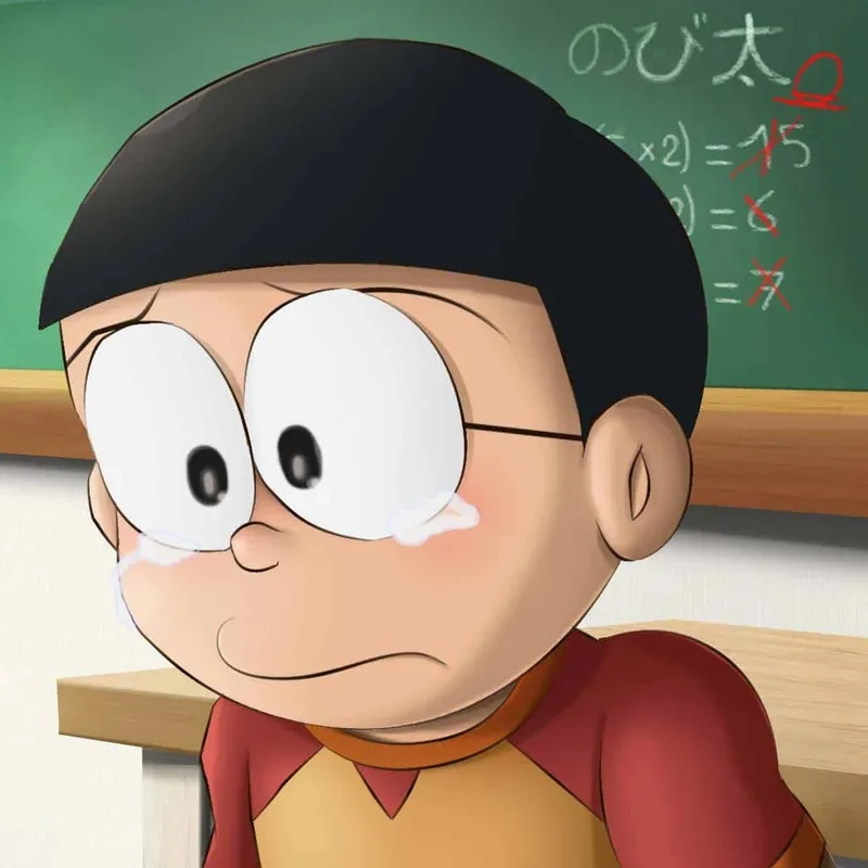 Bản vẽ Nobita siêu ngầu độc đáo