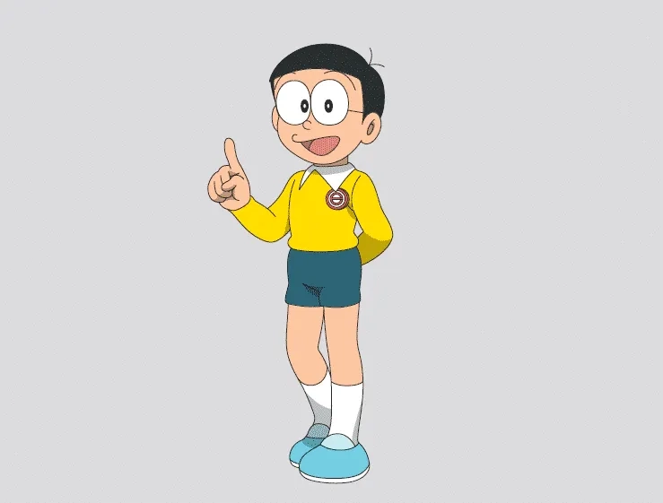 Doraemon, Nobita và Xuka trông thật dễ thương