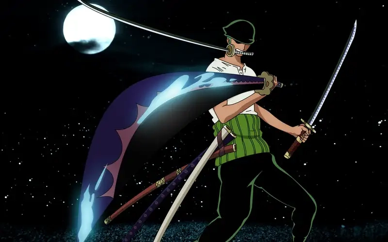 Avatar zoro cùng hình nền zoro ấn tượng