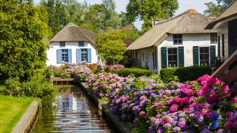 Ảnh Hà Lan tuyệt đẹp từ ngôi làng không đường Giethoorn yên bình