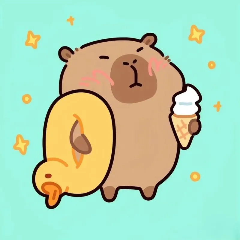 Capybara human meme thể hiện sự hài hước trong cuộc sống hàng ngày