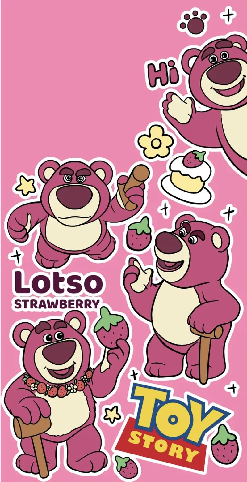 Miniso gấu dâu Lotso độc đáo cho các fan đồ chơi cute