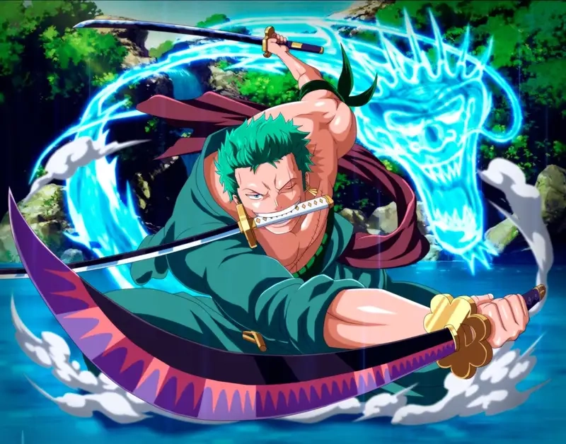 Thể hiện phong cách với avatar zoro và hình nền anime zoro