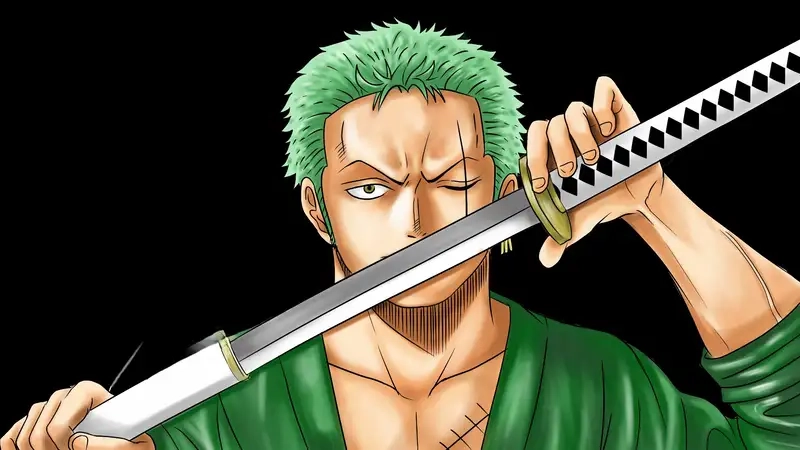 Avatar zoro cùng hình nền Luffy và Zoro