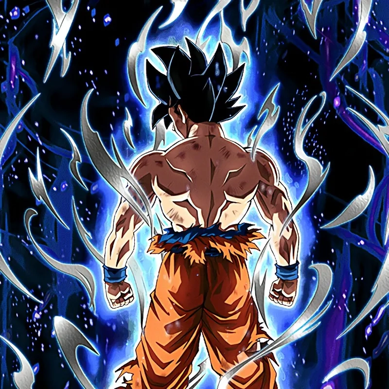 Hình nền đẹp 3D Goku cực kỳ sắc nét cho điện thoại