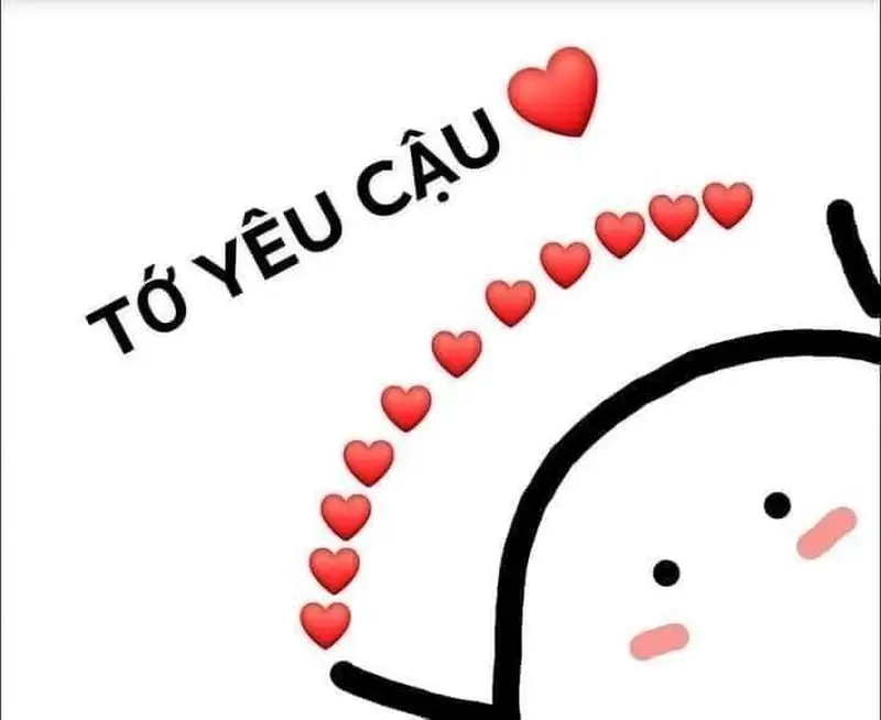 I love u meme là hình ảnh đáng yêu cho những ai yêu nhau