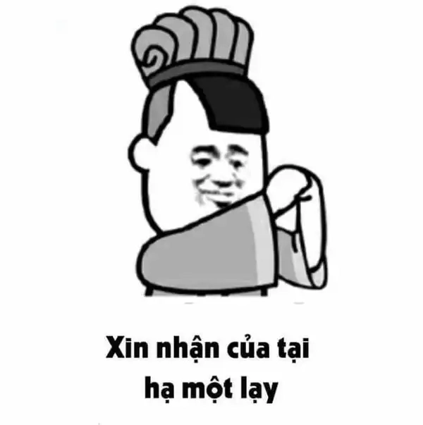 Meme quỳ xuống xin lỗi giúp bạn thể hiện sự hối lỗi một cách hài hước