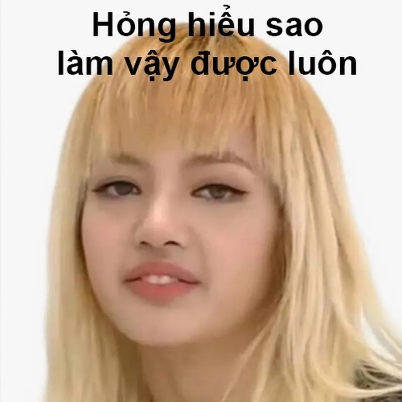 Meme lisa blackpink khiến bạn không thể nhịn cười với sự đáng yêu