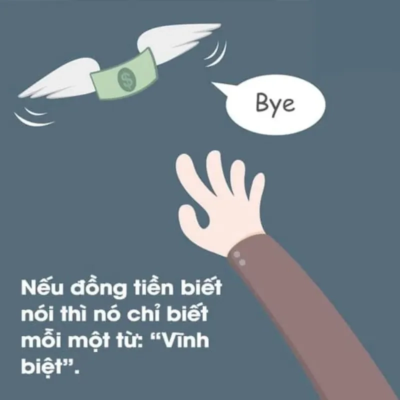 Cầm lấy tiền meme là cách thể hiện sự hài hước trong cuộc sống