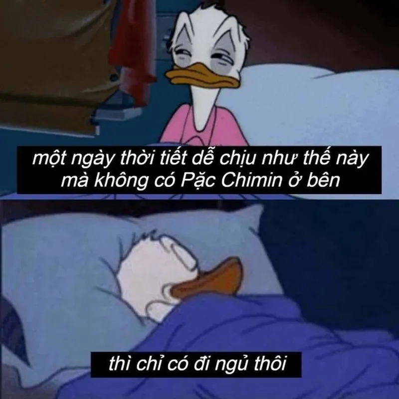 Buồn ngủ meme thể hiện sự mệt mỏi một cách hài hước