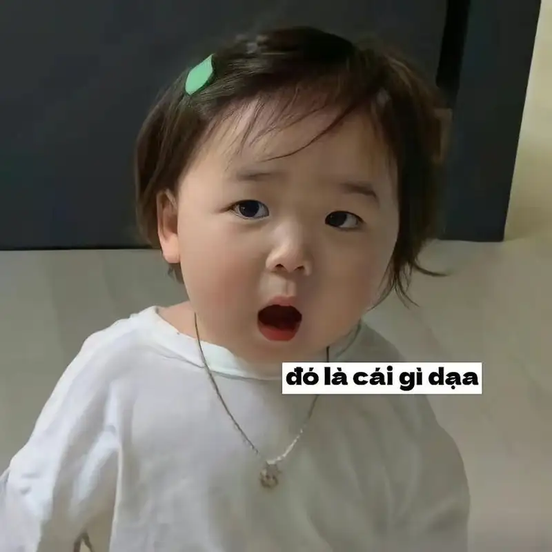 Meme em bé cute dễ thương làm tan chảy trái tim bạn