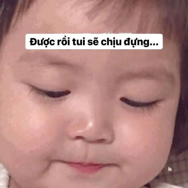 Khóc meme em bé cute hài hước mang lại tiếng cười cho bạn