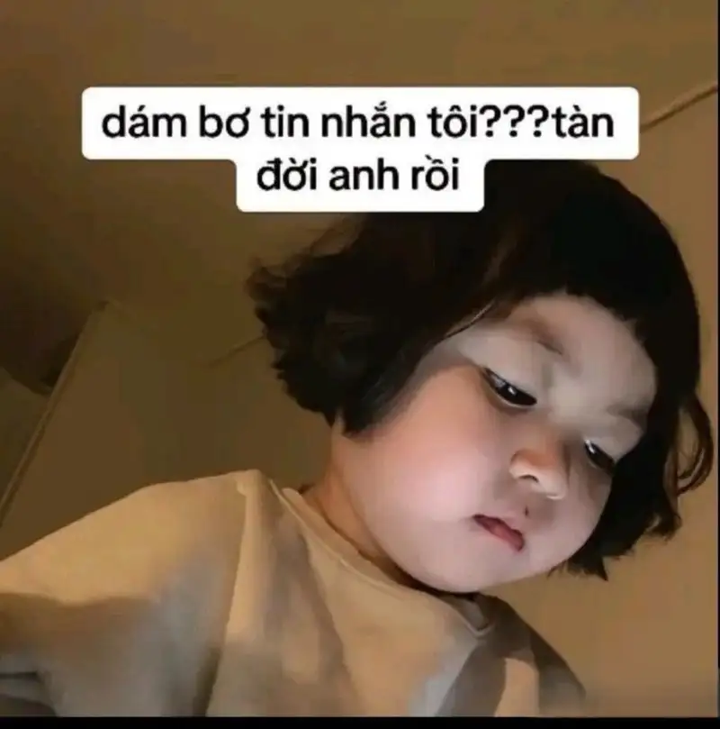 Meme em bé buồn khiến bạn cảm thấy đồng cảm