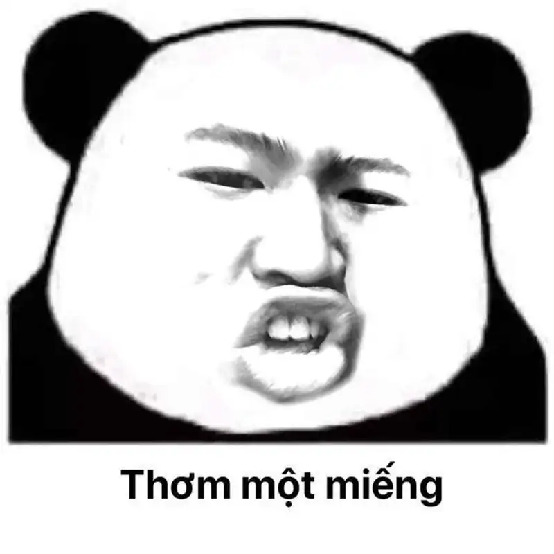 Meme gấu trúc troll face làm nổi bật vẻ nghịch ngợm và tinh quái của gấu trúc, tạo ra những tình huống cực kỳ vui nhộn.