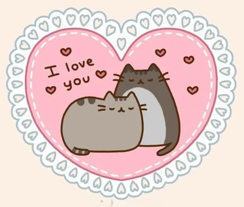 I love you meme cat sẽ khiến bạn không thể nhịn cười