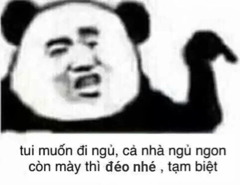 Ảnh meme hài hước về giấc ngủ, lan tỏa niềm vui đến bạn bè.