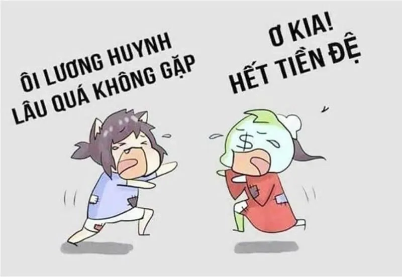 Ảnh meme cho tiền là cách thể hiện sự hài hước trong cuộc sống