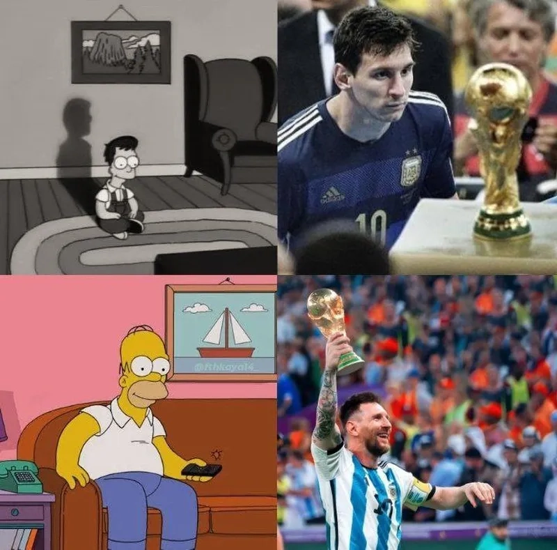 Ronaldo hun messi meme mang lại tiếng cười cho người xem