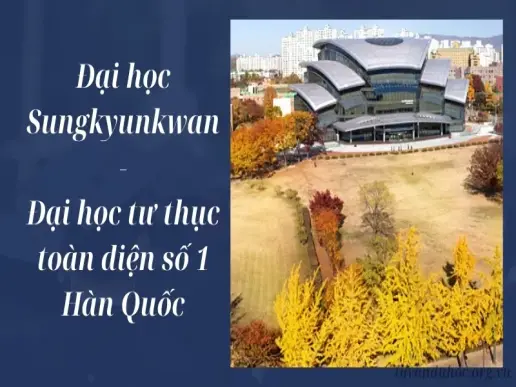 Vì sao nên chọn đại học Sungkyunkwan để du học tại Hàn Quốc?