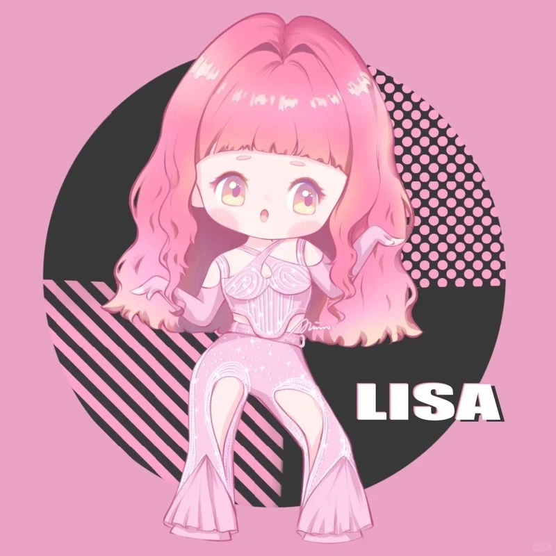 Bộ sưu tập ảnh Lisa chibi đáng yêu