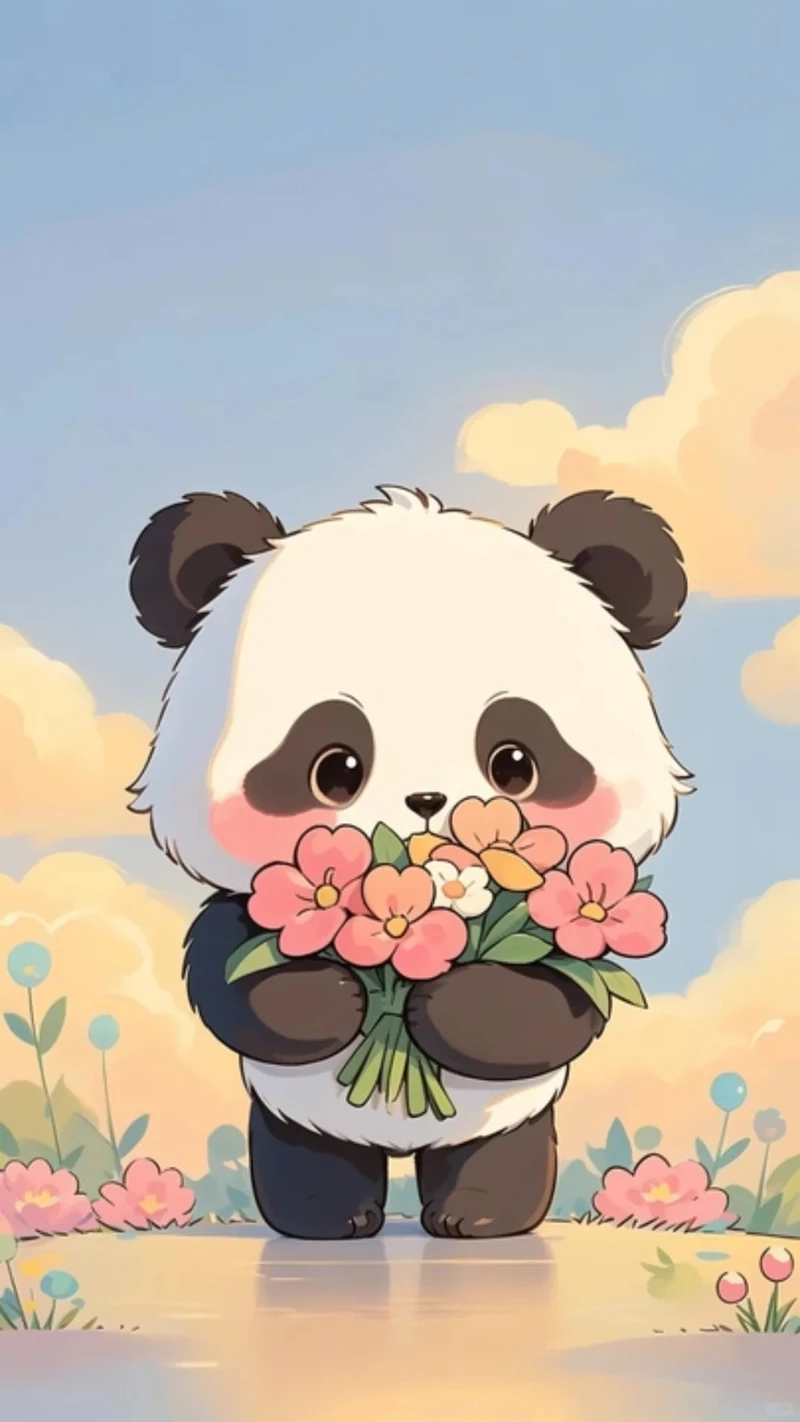 Tổng hợp gấu trúc chibi cute làm avatar