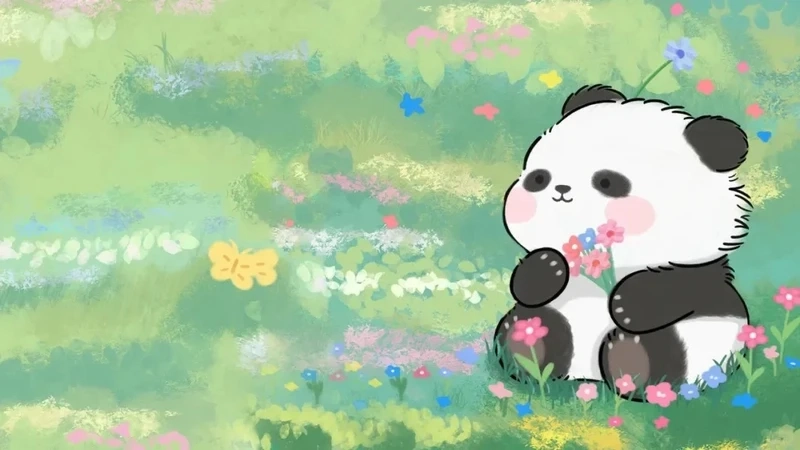 Tuyển tập hình nền gấu trúc panda dễ thương nhất