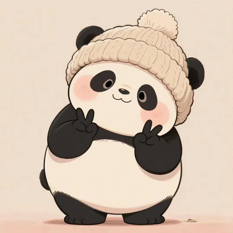 Bộ sưu tập chibi gấu trúc được yêu thích