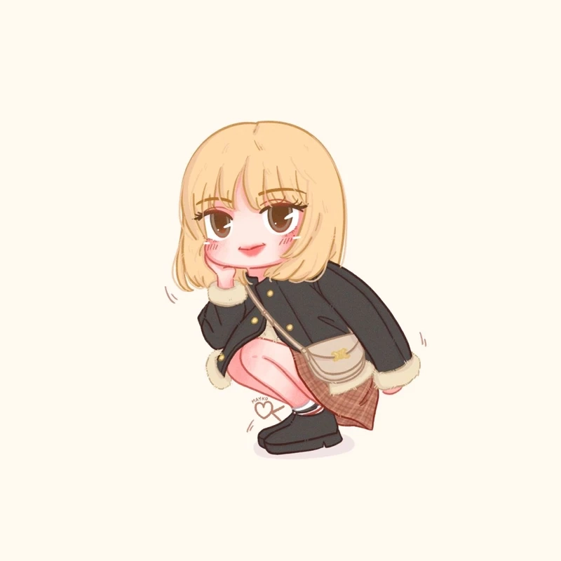 Phong cách fanart Black Pink Lisa chibi