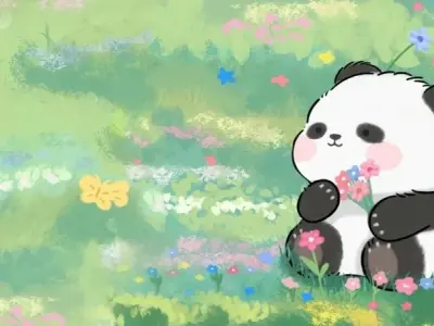 Tuyển chọn hình nền gấu trúc cute hot nhất hiện nay